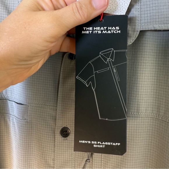 Vertx Flagstaff Tactical Short Sleeve Button Up Shirt NWT Size Medium - Picture 5 of 11